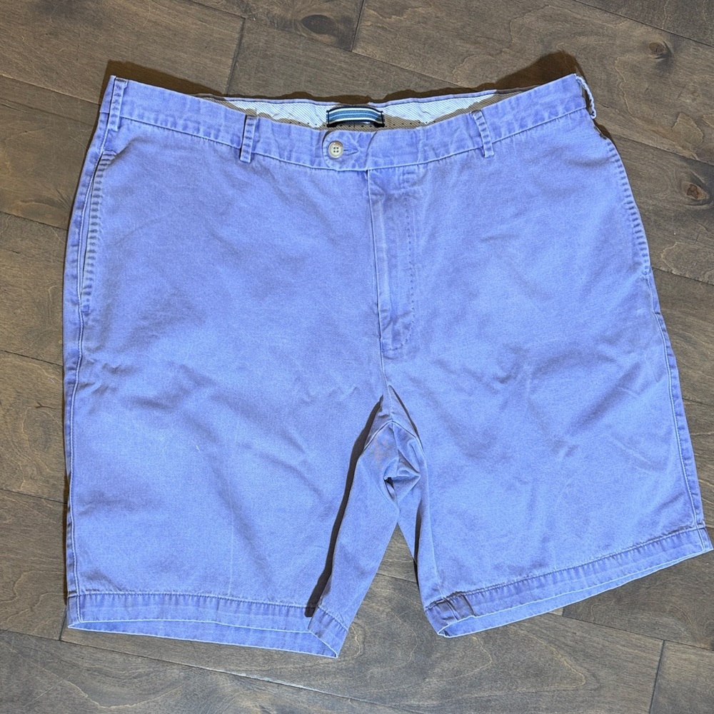 Peter Millar Light Blue Flat Front Shorts